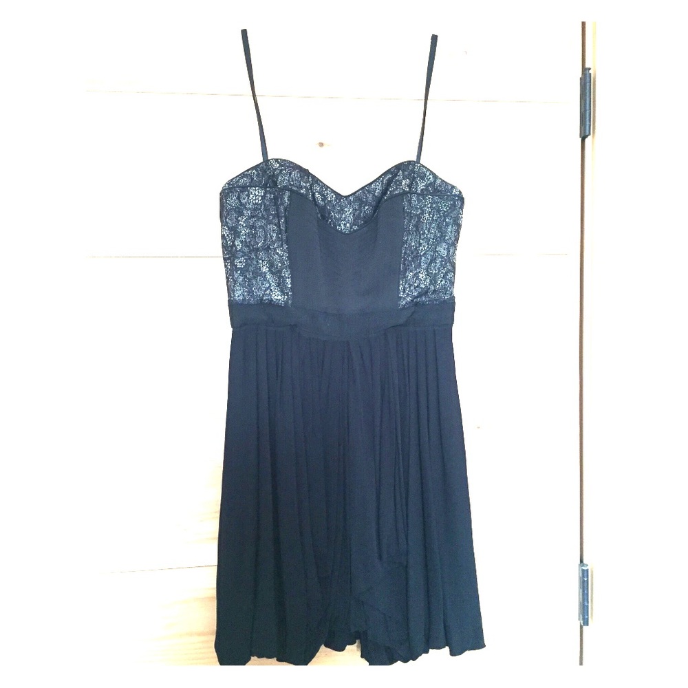 Black mini dress lace